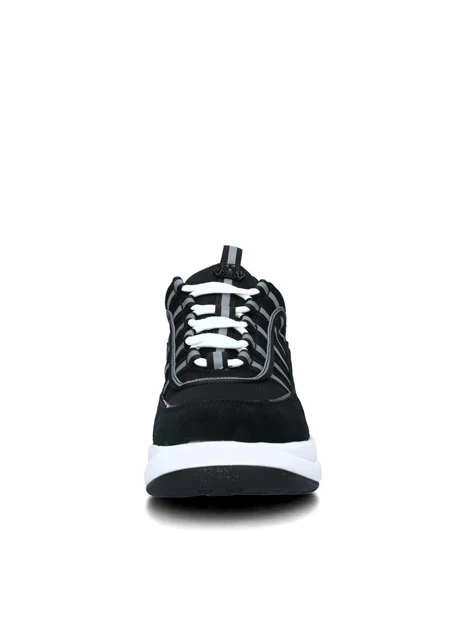SNEAKERS PLATFORM UP BICOLORE DONNA NERO BIANCO