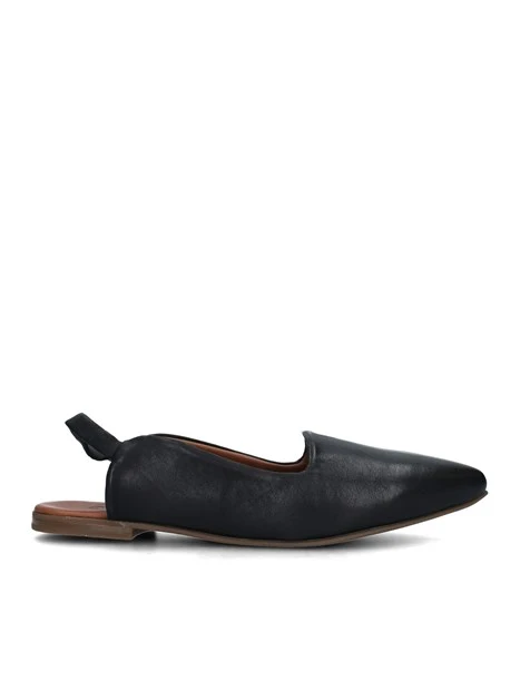 SLINGBACK A PUNTA DONNA NERO