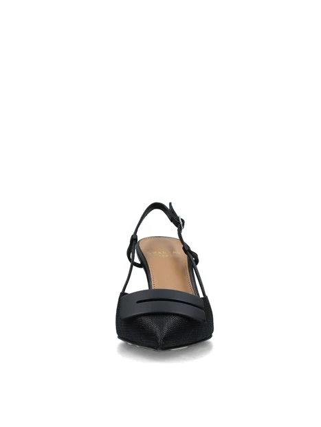 SLINGBACK CON INSERTO DONNA NERO