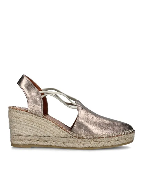 ESPADRILLAS CON ZEPPA ED ELASTICI DONNA BRONZO