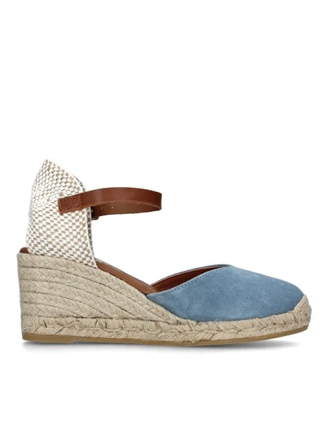 ESPADRILLAS CON ZEPPA E CINTURINO DONNA BLU JEANS