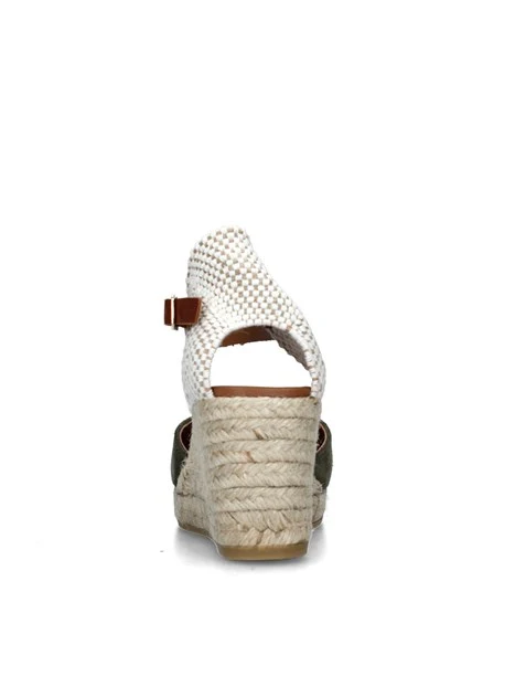 ESPADRILLAS CON ZEPPA E CINTURINO DONNA VERDE