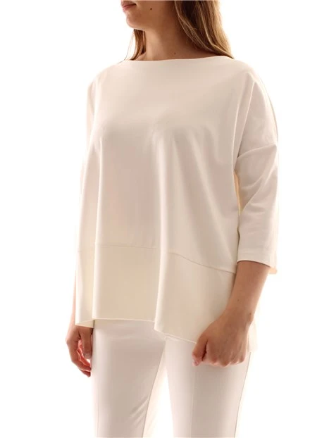 BLUSA IN PUNTO MILANO DONNA BURRO