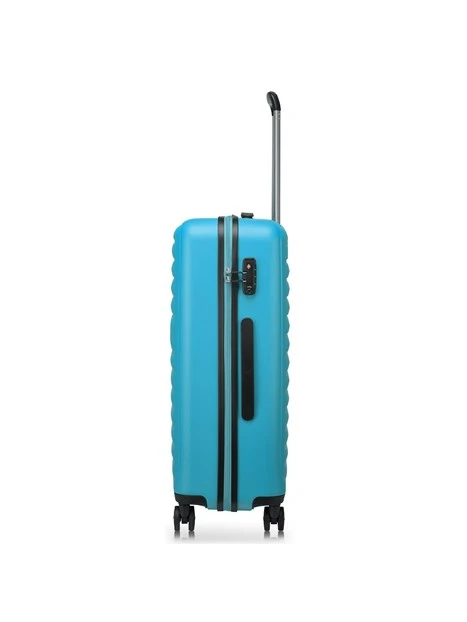 TROLLEY MEDIO IBIZA 4R CM 65 UNISEX TURCHESE