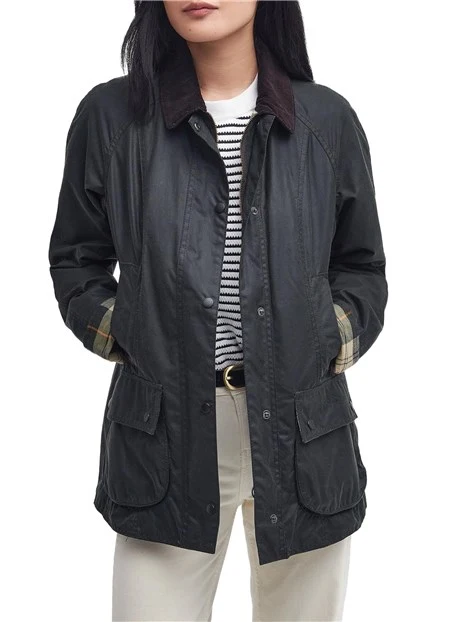 GIACCA CERATA BEADNELL DONNA VERDE