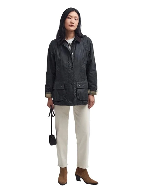 GIACCA CERATA BEADNELL DONNA VERDE