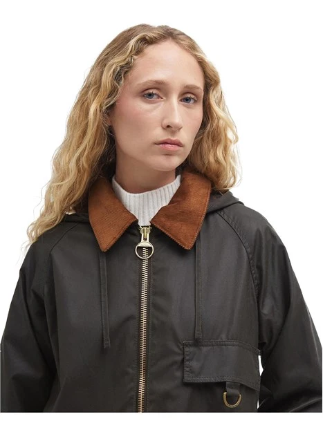 GIACCA CERATA HIGHCLERE  DONNA VERDE