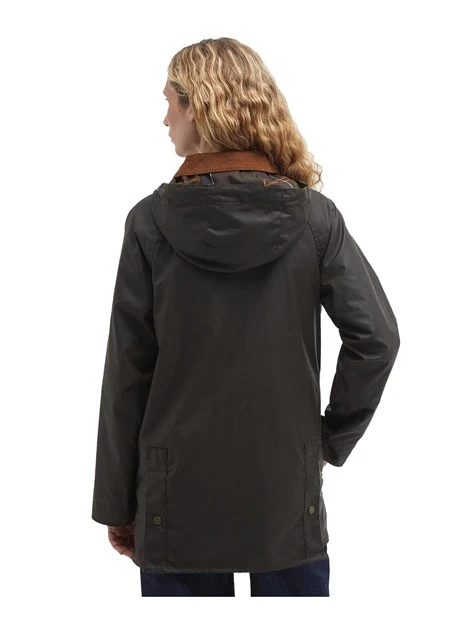 GIACCA CERATA HIGHCLERE  DONNA VERDE