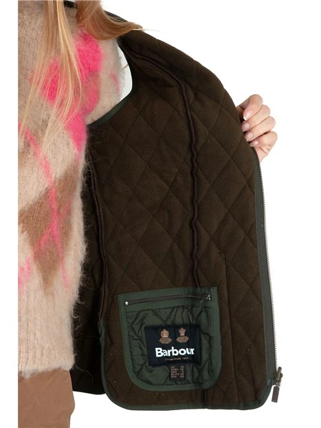 GILET/FODERA IN PILE BETTY DONNA VERDE