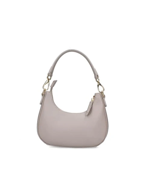 BORSA A SPALLA ZERO RE CON TRACOLLA AMOVIBILE DONNA BEIGE