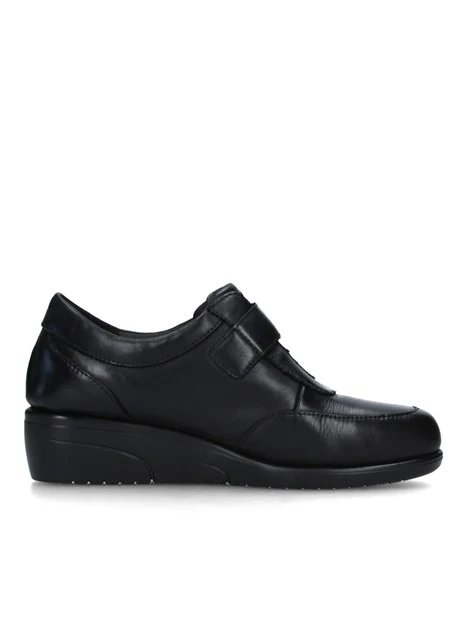 SNEAKERS SLIP ON CON STRAPPO DONNA NERO