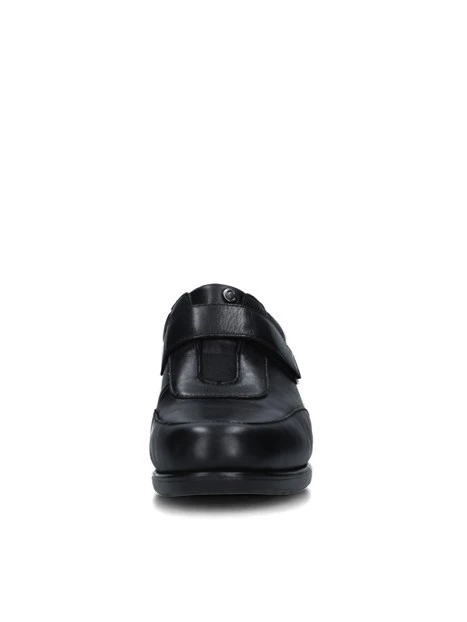 SNEAKERS SLIP ON CON STRAPPO DONNA NERO