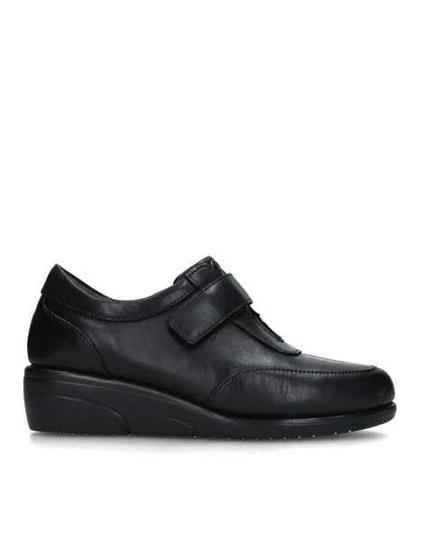 SNEAKERS SLIP ON CON STRAPPO DONNA NERO