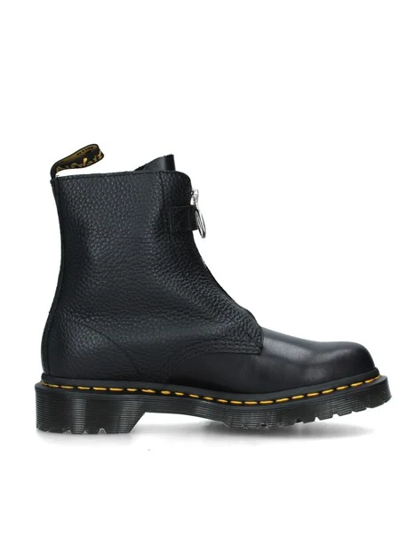 STIVALETTI TACCO BASSO 1460 WANAMA MILLED DONNA NERO