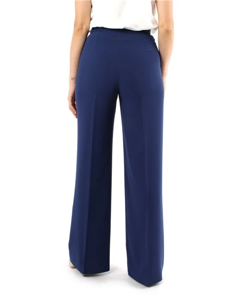 PANTALONI DRITTI DONNA BLU
