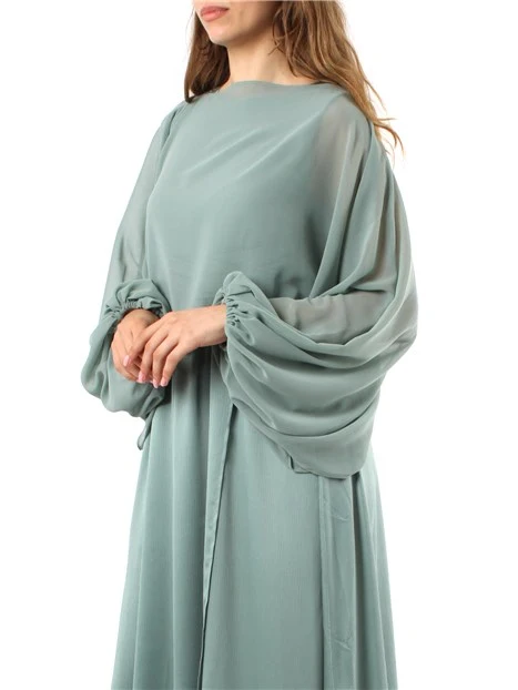 COPRISPALLE IN GEORGETTE DONNA VERDE CHIARO