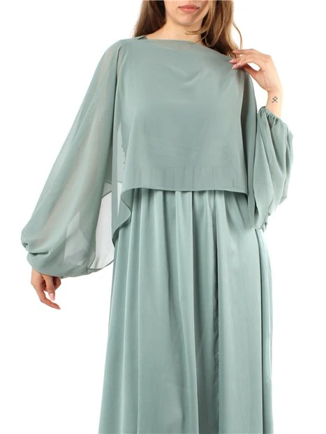COPRISPALLE IN GEORGETTE DONNA VERDE CHIARO