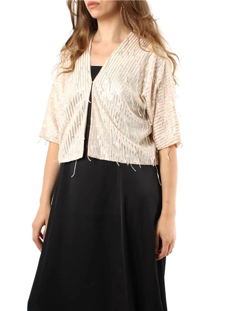 COPRISPALLE CON PAILLETS DONNA BURRO
