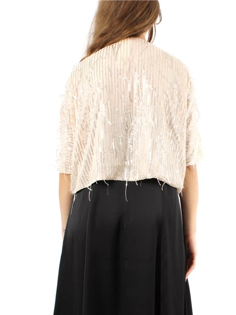 COPRISPALLE CON PAILLETS DONNA BURRO
