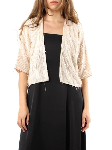 COPRISPALLE CON PAILLETS DONNA BURRO
