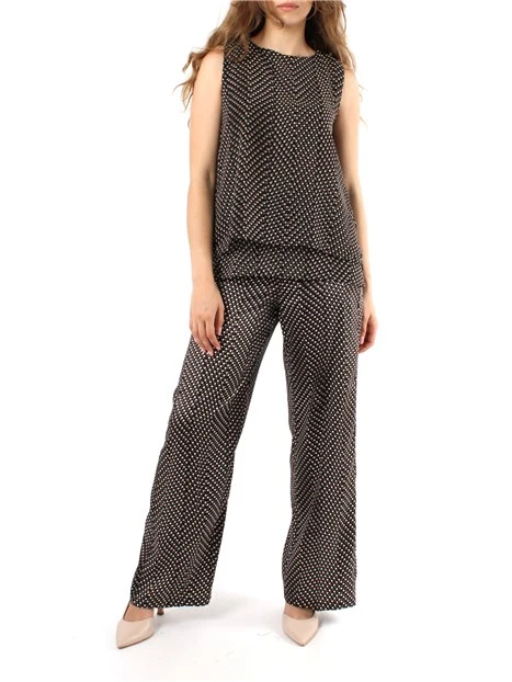 TOP A POIS DONNA NERO