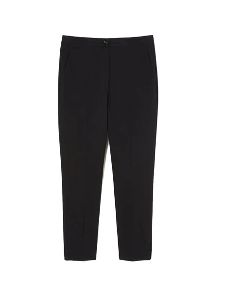 PANTALONI A SIGARETTA SLIM DONNA NERO