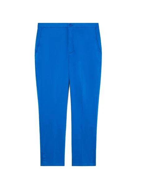 PANTALONI CROPPED IN RASO DONNA BLUETTE