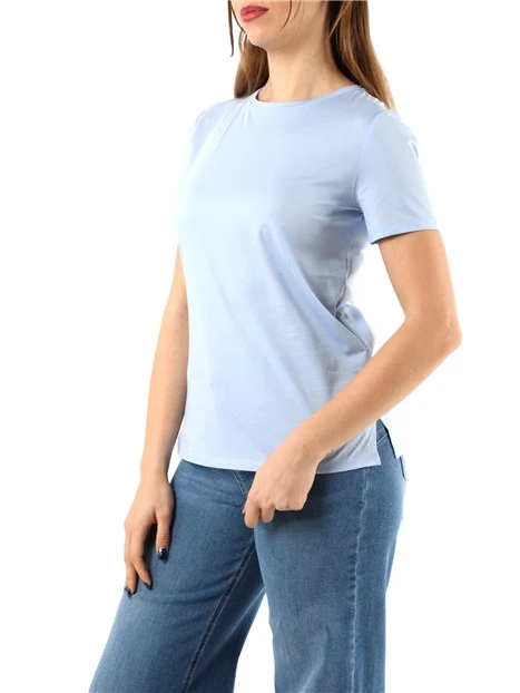 T-SHIRT IN JERSEY DONNA AZZURRO