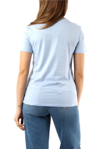 T-SHIRT IN JERSEY DONNA AZZURRO