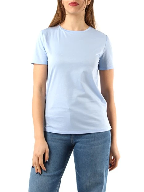 T-SHIRT IN JERSEY DONNA AZZURRO