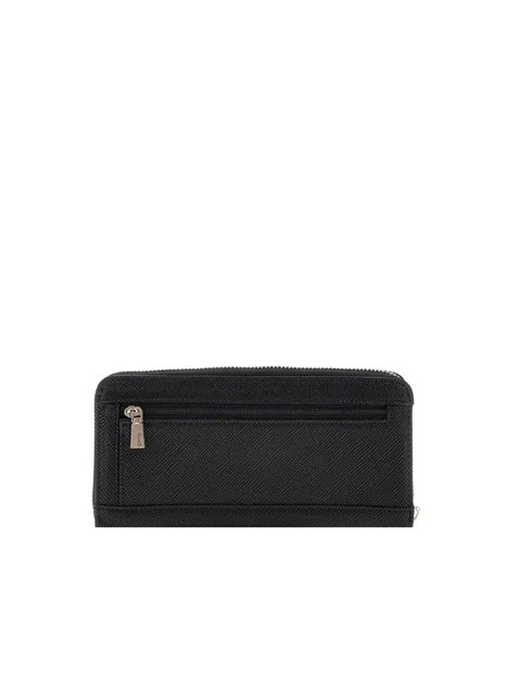 PORTAFOGLIO LAUREL SLG LARGE ZIP AROUND DONNA NERO