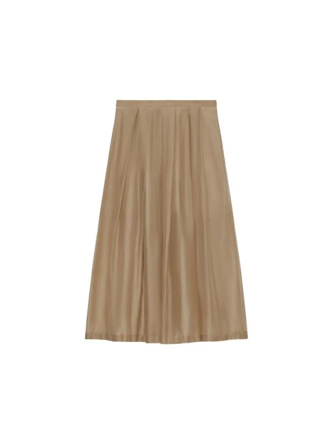 GONNA LUNGA SVASATA MONOCHROME DONNA BEIGE