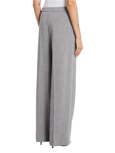 PANTALONI PALAZZO MORBIDI DONNA GRIGIO
