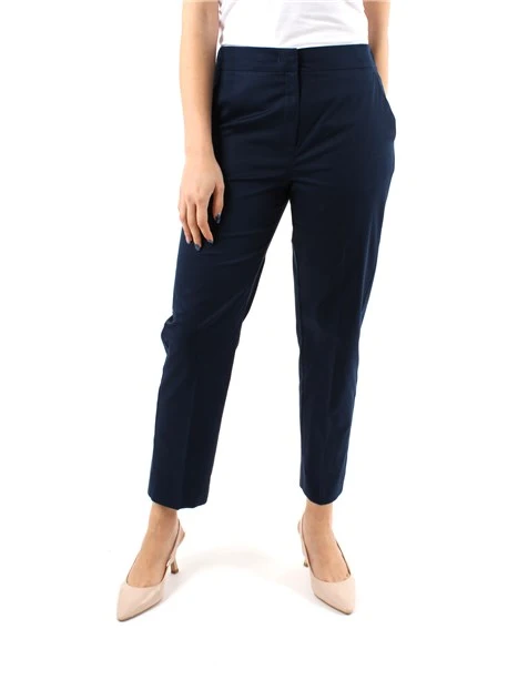 PANTALONI CHINO SEMIADERENTI DONNA BLU