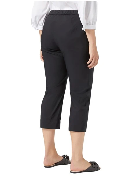 PANTALONI CROPPED SLIM DONNA NERO