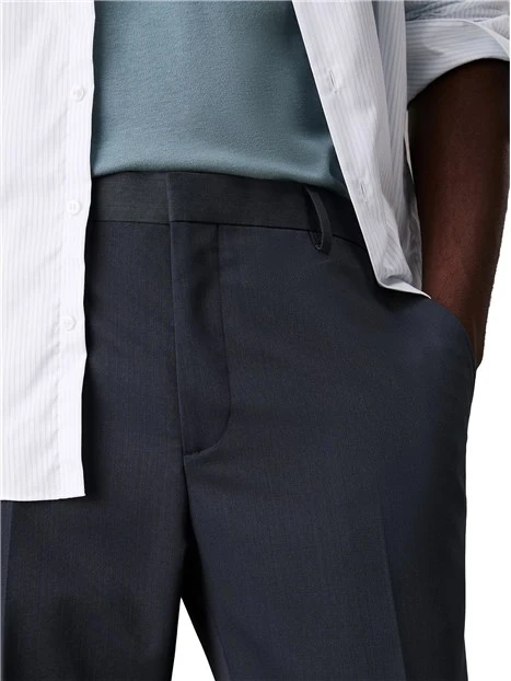PANTALONI CHINO SLIM AFFUSOLATI UOMO BLU