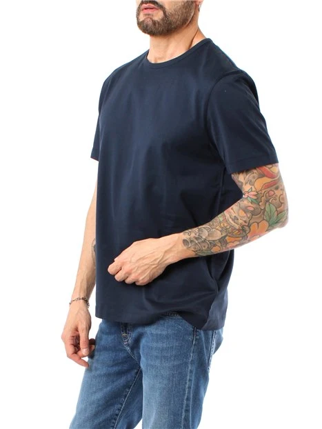 T-SHIRT MANICA CORTA BASICA UOMO BLU