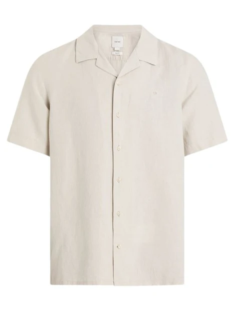 CAMICIA MANICA CORTA UOMO BEIGE