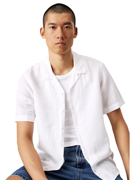 CAMICIA MANICA CORTA UOMO BIANCO