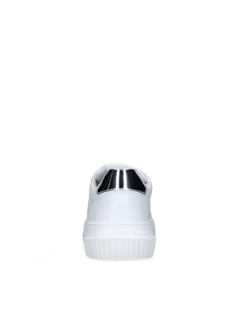 SNEAKERS BASSE YW0YW01769 DONNA BIANCO ARGENTO