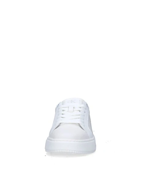 SNEAKERS BASSE YW0YW01769 DONNA BIANCO ARGENTO