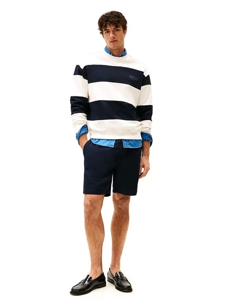 BERMUDA MERCER IN COTONE UOMO BLU