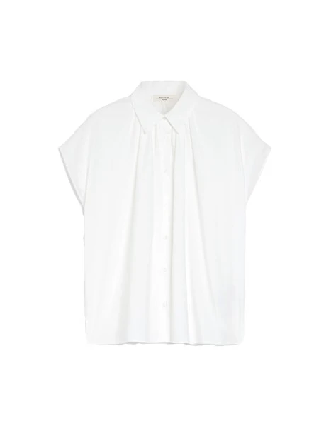 CAMICIA AMPIA IN COTONE DONNA BIANCO