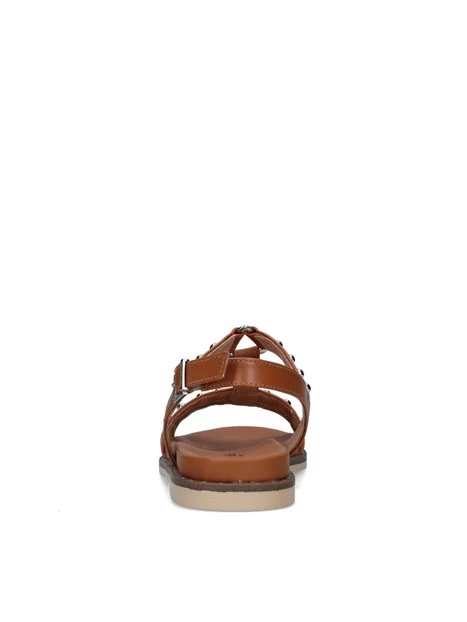 SANDALI TACCO BASSO E513480D DONNA CUOIO