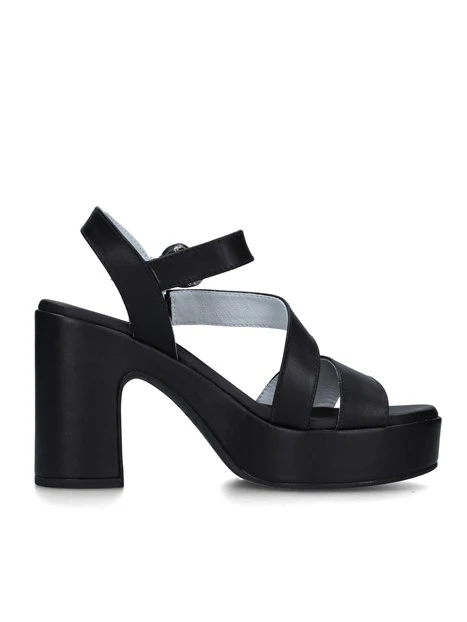 SANDALI TACCO ALTO E410400D DONNA NERO
