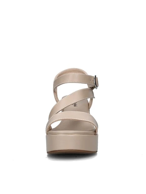 SANDALI TACCO ALTO E410400D DONNA BEIGE