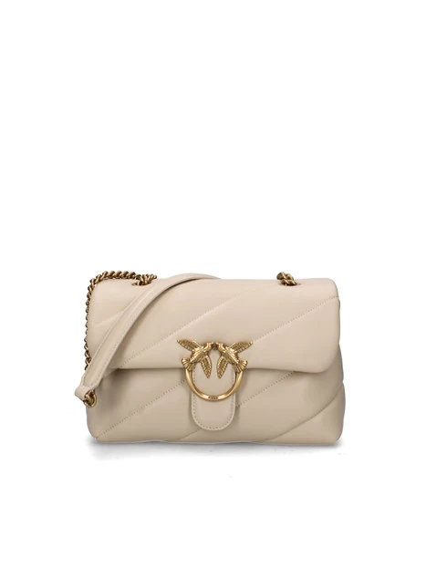 BORSA A SPALLA LOVE PUFF CLASSIC DONNA BEIGE