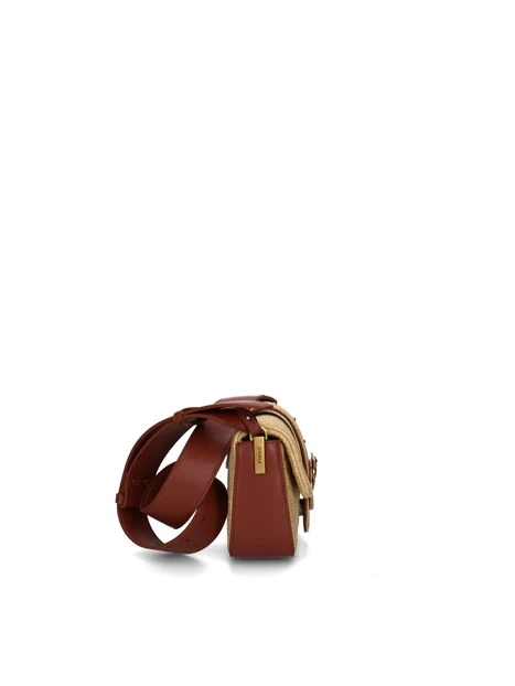BORSA A SPALLA 104340A2CF DONNA BEIGE