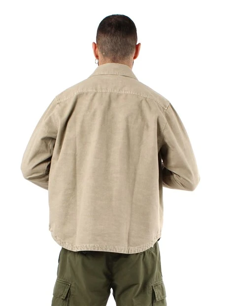CAMICIA OVER LAGUNA UOMO BEIGE