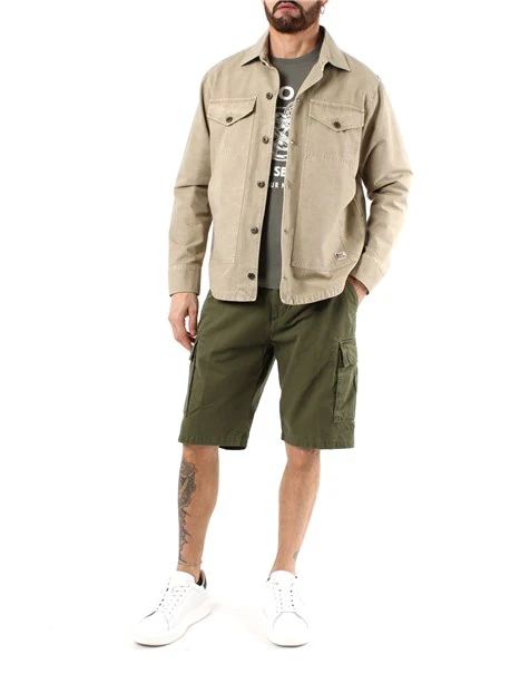 CAMICIA OVER LAGUNA UOMO BEIGE